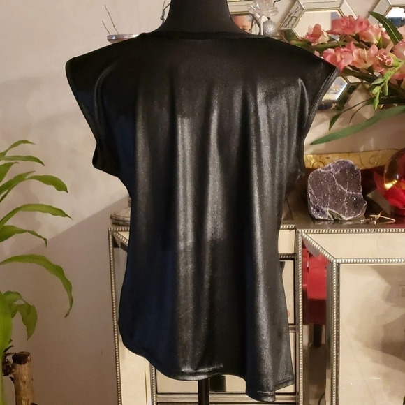 Sukishufu made in England asymmetric velvet blouse size XS-S NWOT - Picture 5 of 7